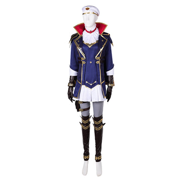League of Legends Caitlyn Kiramman Cosplay Disfraz Adulto Hombre Mujer Traje De Carnaval Halloween Fiesta